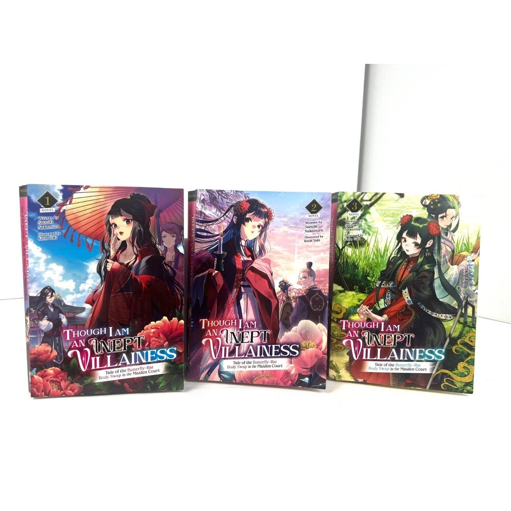 Though I Am an Inept Villainess Manga Lot of 3 Fantasy Young Adult Romance Anime